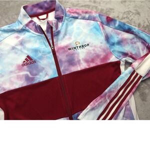 Adidas Winthrop Soccer Aeroready Tie Dye Track Jacket Women's L H59999